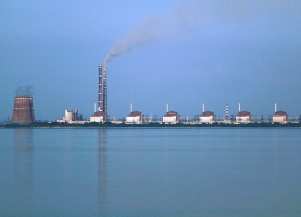 Elektrownia jądrowa Zaporoże. Fot. Wikimedia Commons.