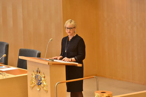 Minister spraw zagranicznych Szwecji Margot Wallström
