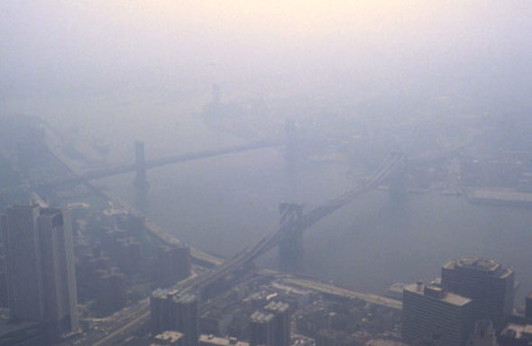 Smog Nowy Jork. Wikipedia Commons