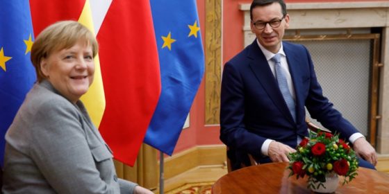 Angela Merkel i Mateusz Morawiecki. Fot.: Kancelaria Premiera