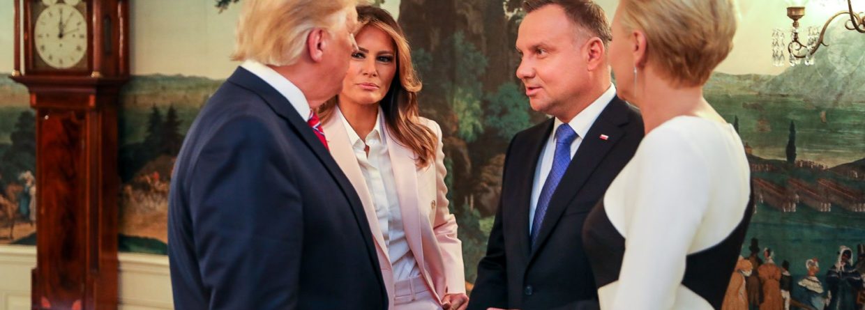 Pary prezydenckie z Polski i USA w Białym Domu. Fot. Kancelaria Prezydenta