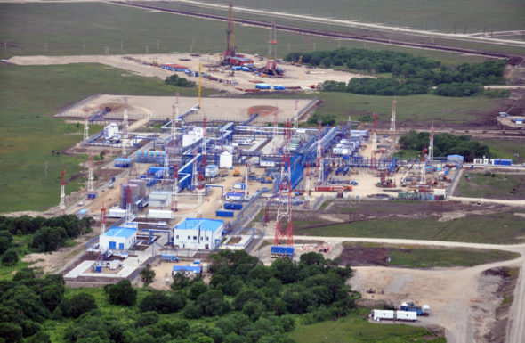 Pole gazowe Nieżnoje Kwakczyskoje na Kamczatce fot. Gazprom