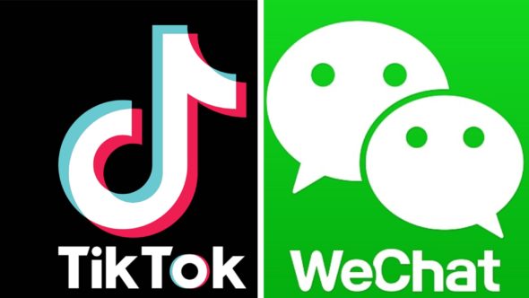 Logo TikToka i WeChata