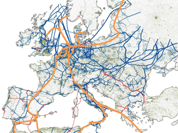 Infrastruktura przesyłu wodoru w Europie Hydrogen Europe