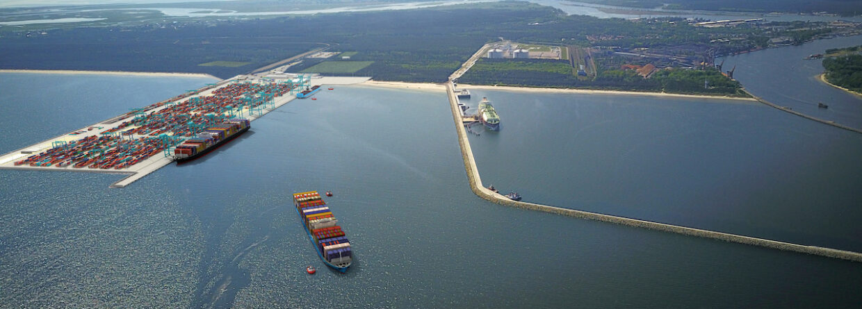 Projekt terminalu kontenerowego. Fot. Port Szczecin