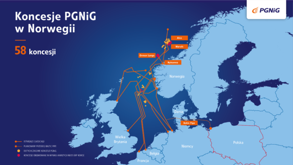 Koncesje PGNiG w Norwegii fot. PGNIG