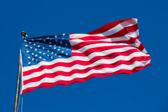 Flaga USA. Fot. freepik.com.