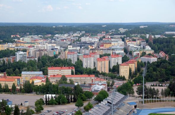 Miasto Lahti w Finlandii. Źródło: Wikicommons