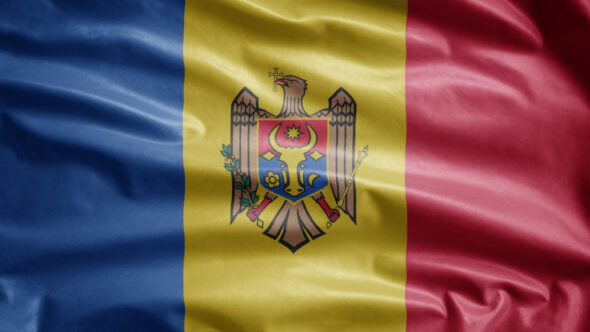 Flaga Mołdawii. Fot. Freepik.com.