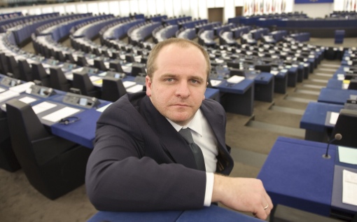 Paweł Kowal w Parlamencie Europejskim. Fot. PE