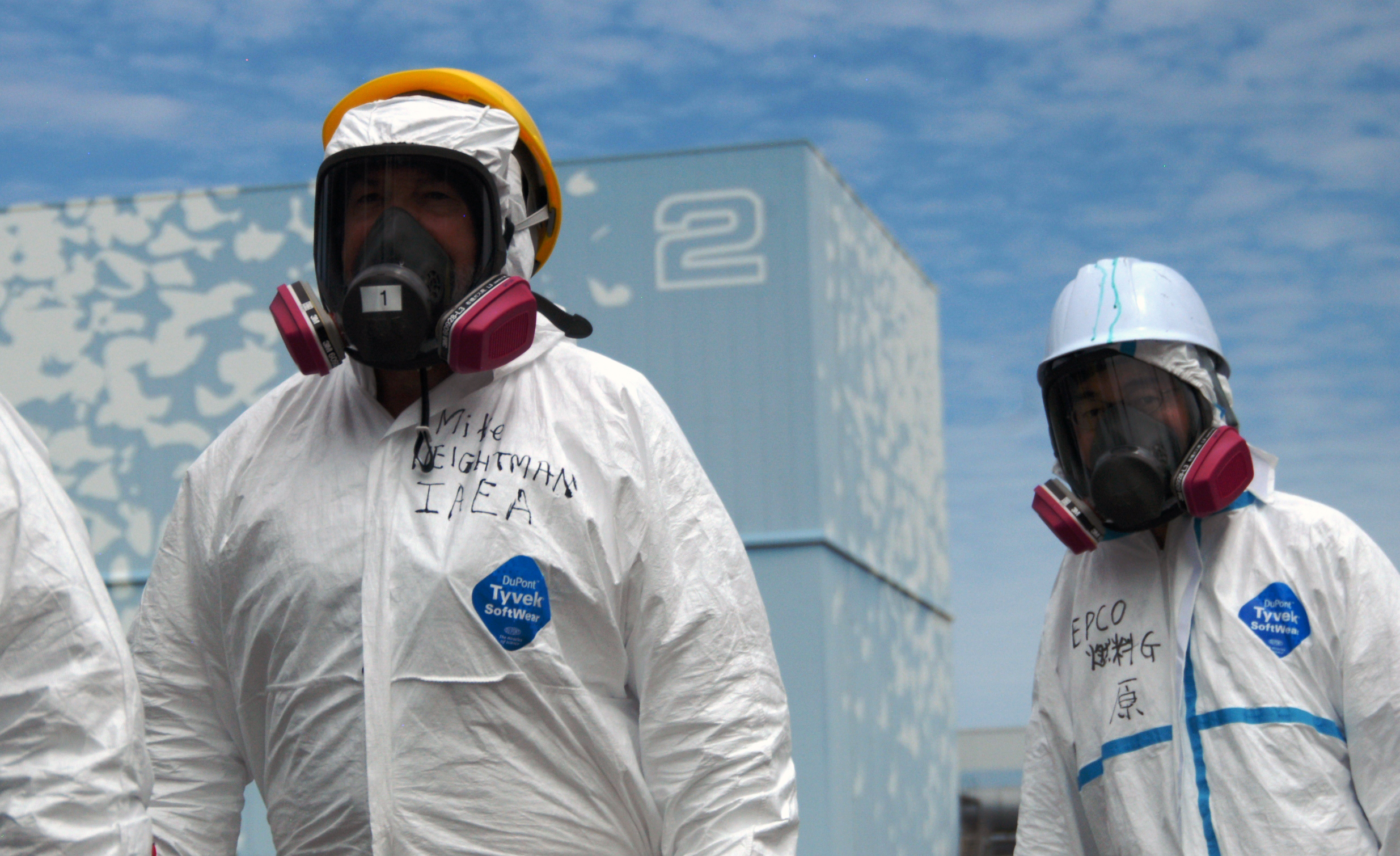 Inspektorzy MAEA w Fukushimie. Fot. MAEA