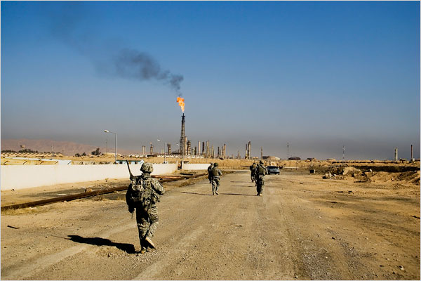 Rafineria Baiji w Iraku - okolice