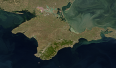 Półwysep krymski widziany z kosmosu. Fot. Wikimedia Commons