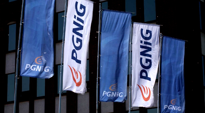 Logo PGNiG. Fot. PGNiG