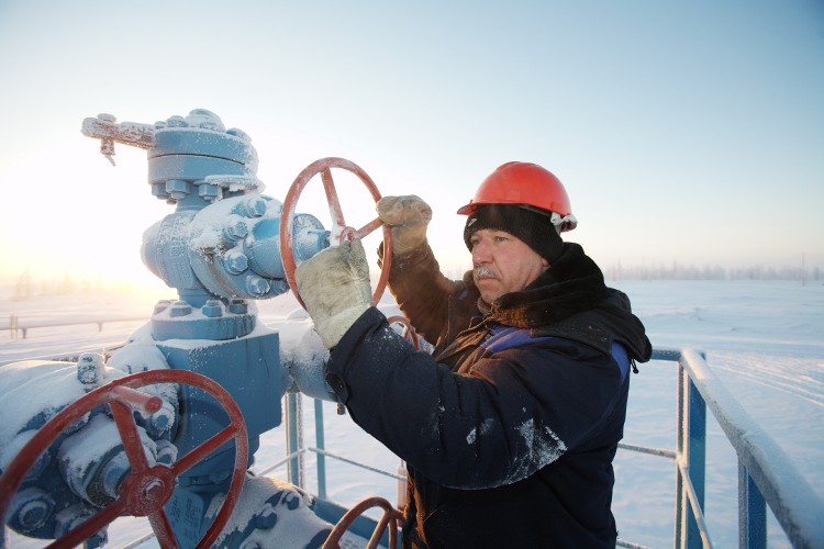 Praca przy gazociągach. Fot. Gazprom
