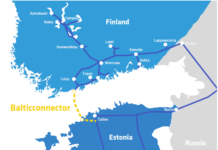 Balticconnector. Grafika: Litgrid