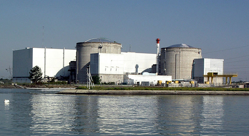Elektrownia jądrowa Fessenheim. Fot. Wikimedia Commons