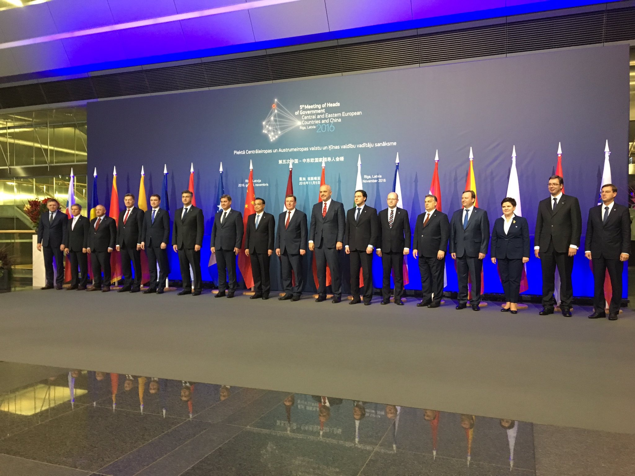 Szczyt 16+1 - Chiny i Europa Środkowa. Źródło: Twitter, KPRM