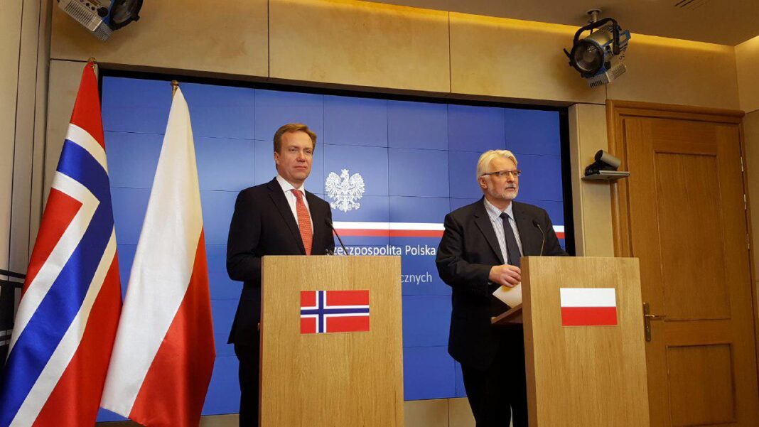 Witold Waszczykowski i Borge Brende. Fot: MSZ