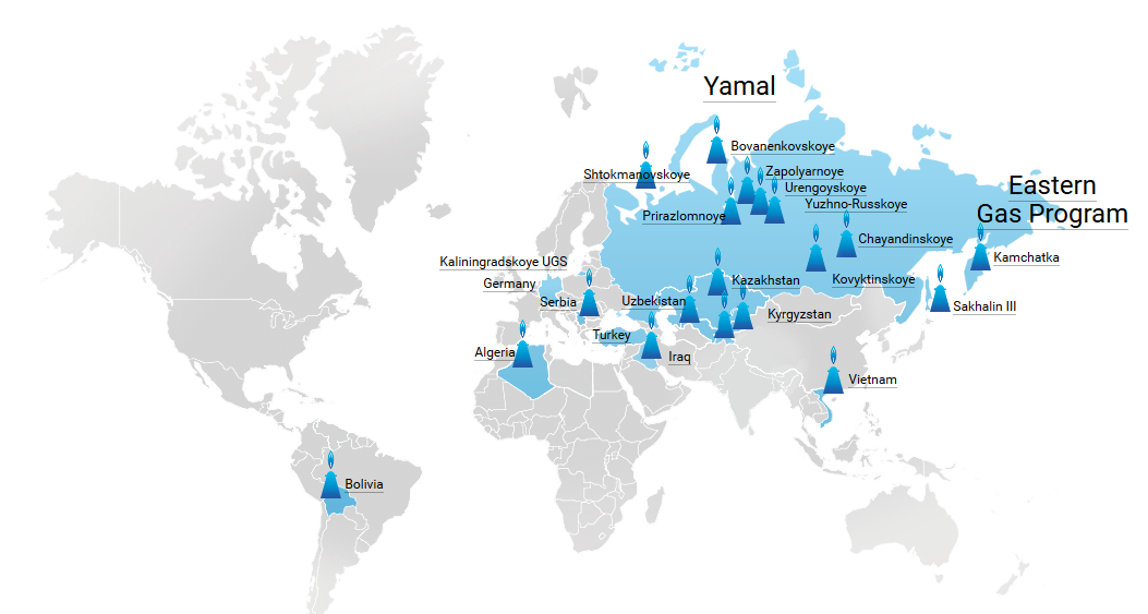 Центр газа на карте. Месторождения Газпрома на карте России. Карта газовых месторождений Газпрома.