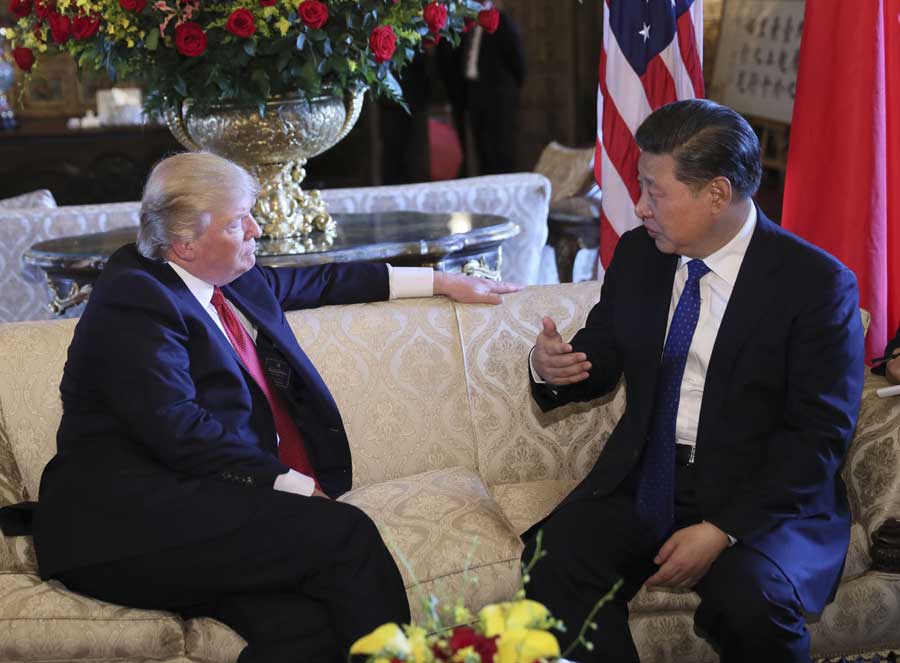Donald Trump i Xi Jinping. Fot.: Wikimedia Commons