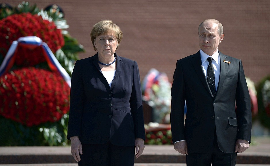 Angela Merkel i Władimir Putin. Fot. Kremlin.ru