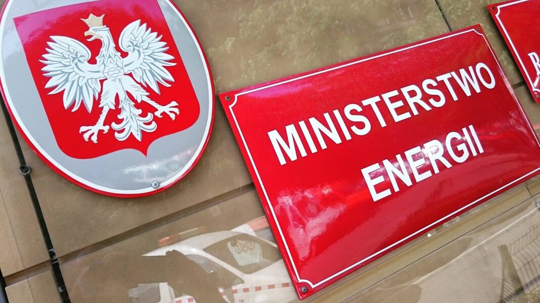 Tablica resortu energii. Fot. Ministerstwo Energii.