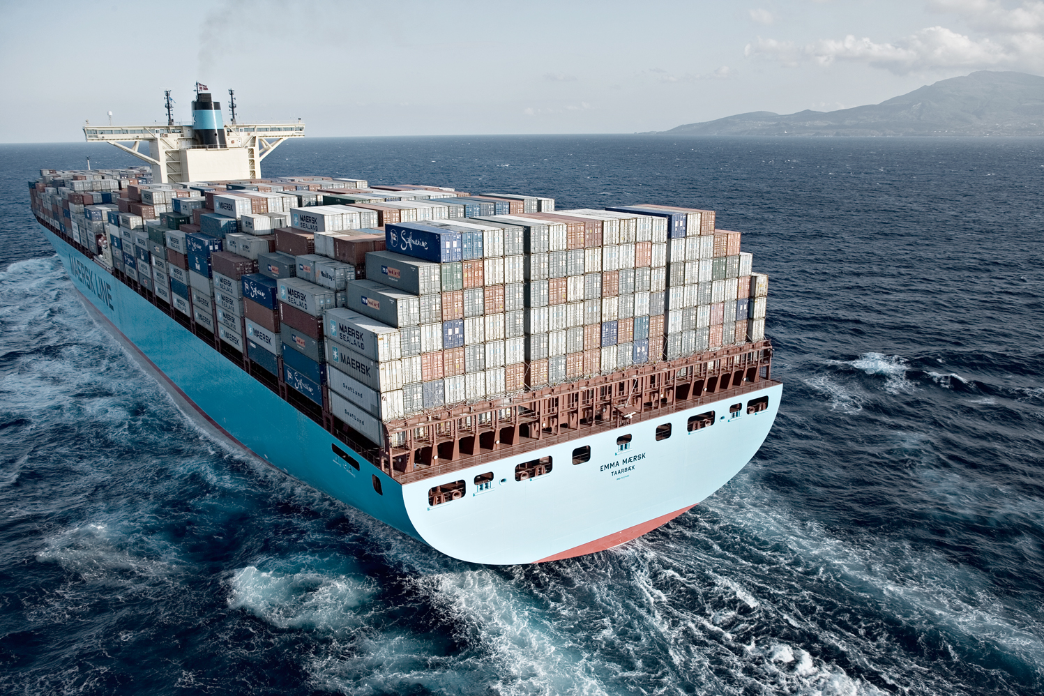 Maersk cargo ship