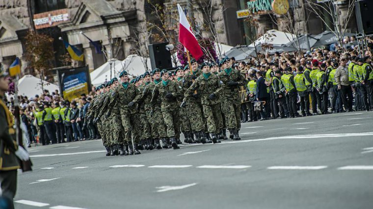 Defilada wojskowa w Kijowie