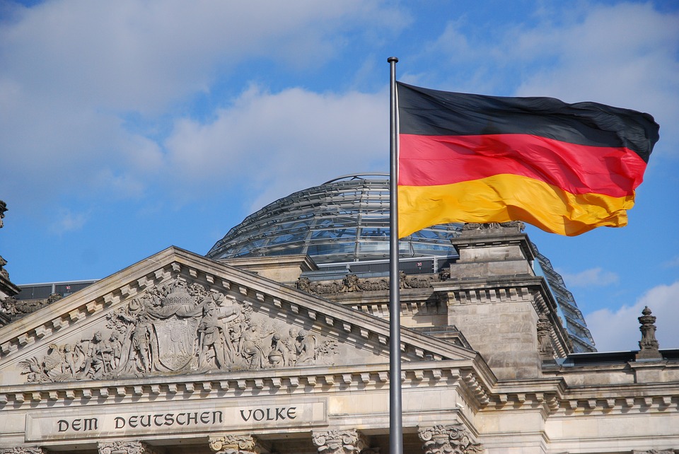 Niemcy flaga parlament
