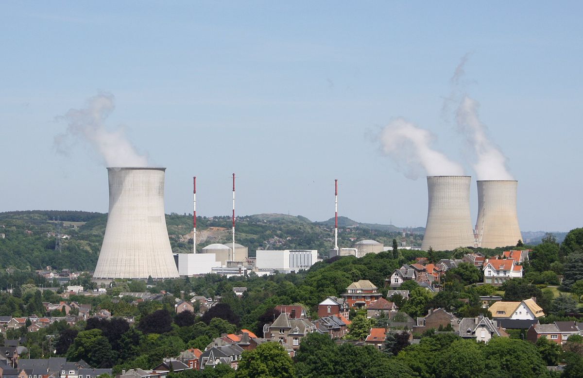 Elektrownia jądrowa Tihange. Fot. Wikipedia