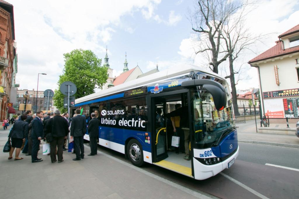autobus elektryczny Kraków Solaris