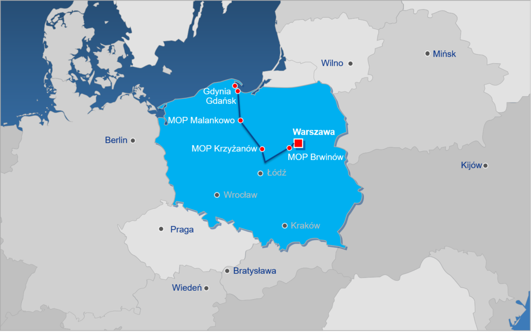 Punkty ładowania Polska mapa