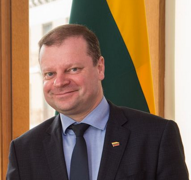 Premier Litwy Saulius Skvernelis (fot. Wikipedia/CC)