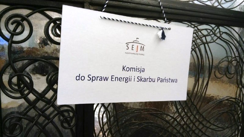 Komisja do Spraw Energii i Skarbu Państwa Sejm