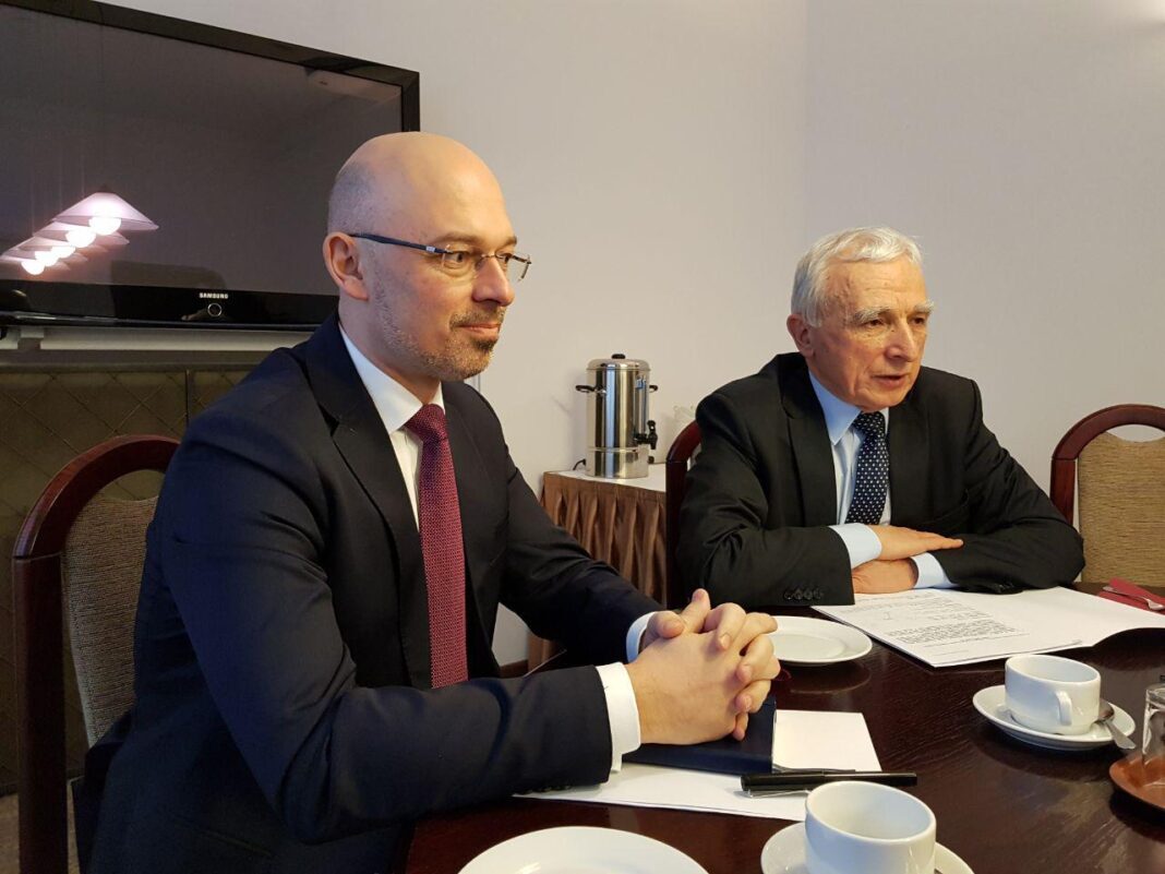 Pełnomocnik ds. strategicznej infrastruktury energetycznej Piotr Naimski i wiceminister energii Michał Kurtyka. Fot. BiznesAlert