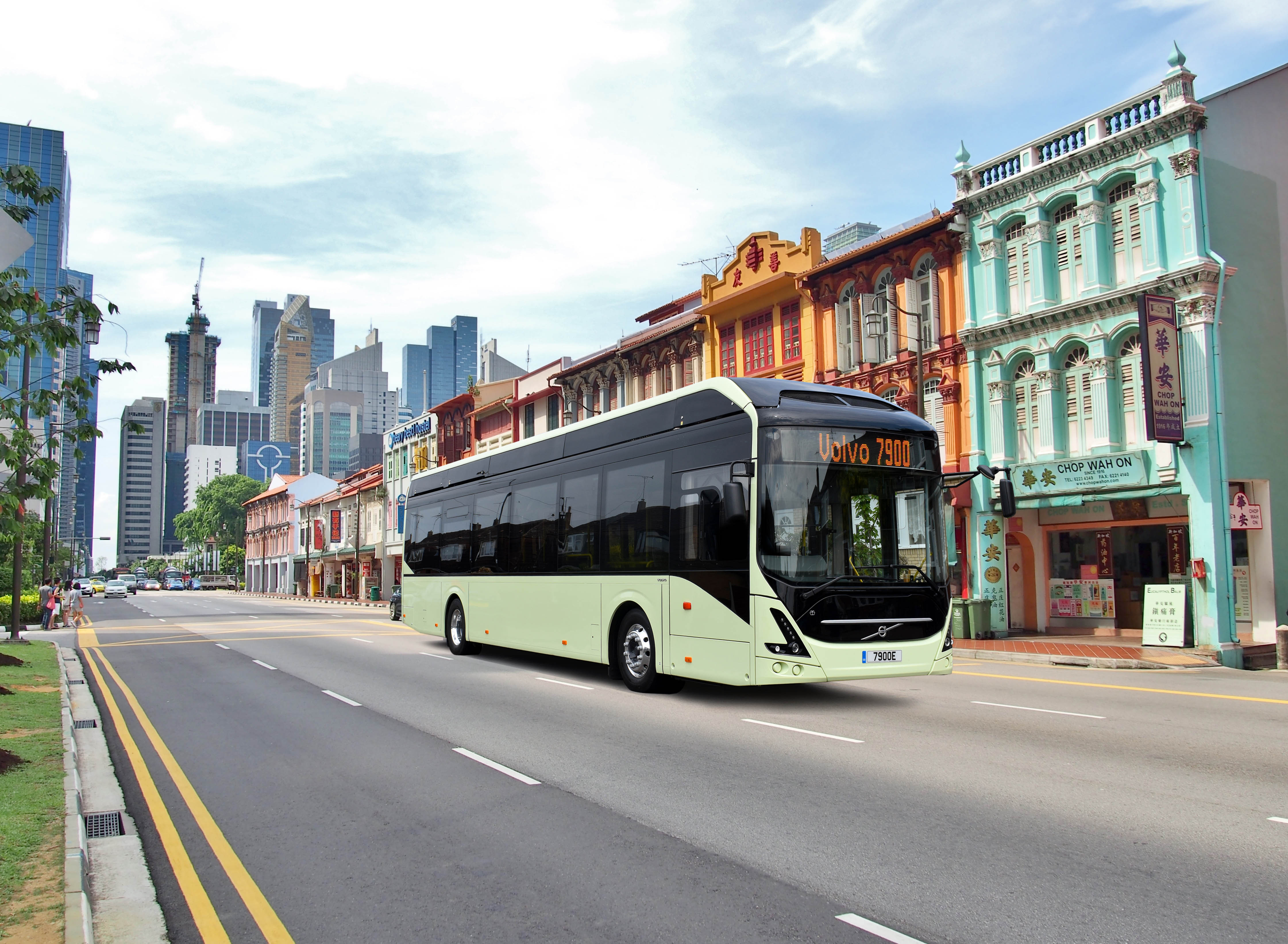 ABB zasili autonomiczne autobusy w Singapurze (Â©Volvo)