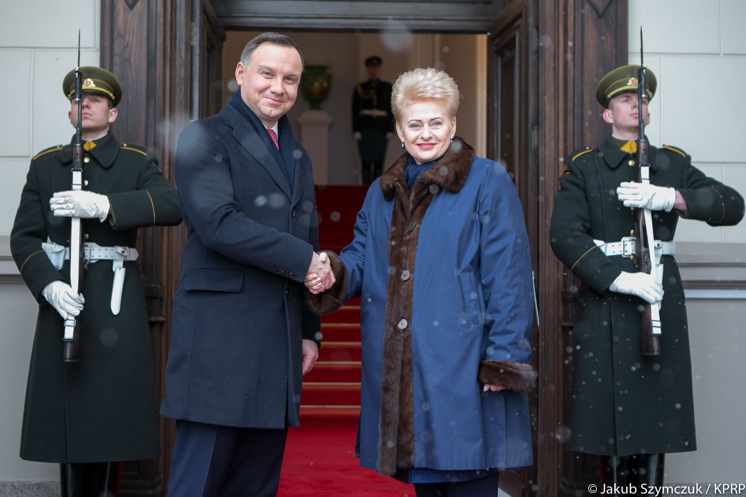 Andrzej Duda i Dalia Grybauskaite. Fot. KPRP