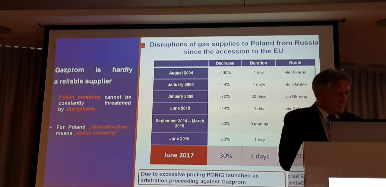 Prezes PGNiG opowiada o historii problemów z Gazpromem. Fot.: BiznesAlert.pl