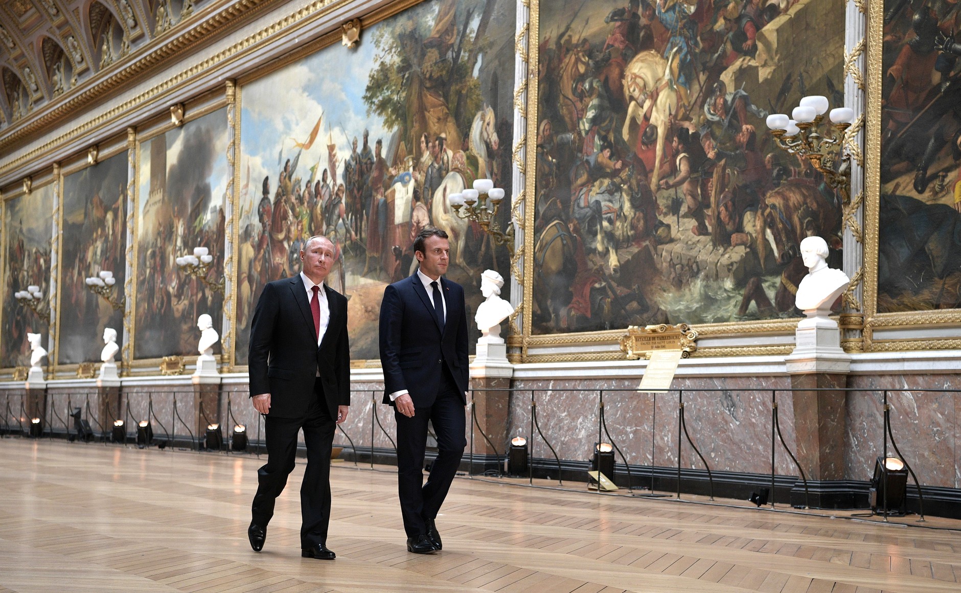 Prezydenci Francji i Rosji. Fot.: Kancelaria Prezydenta FR