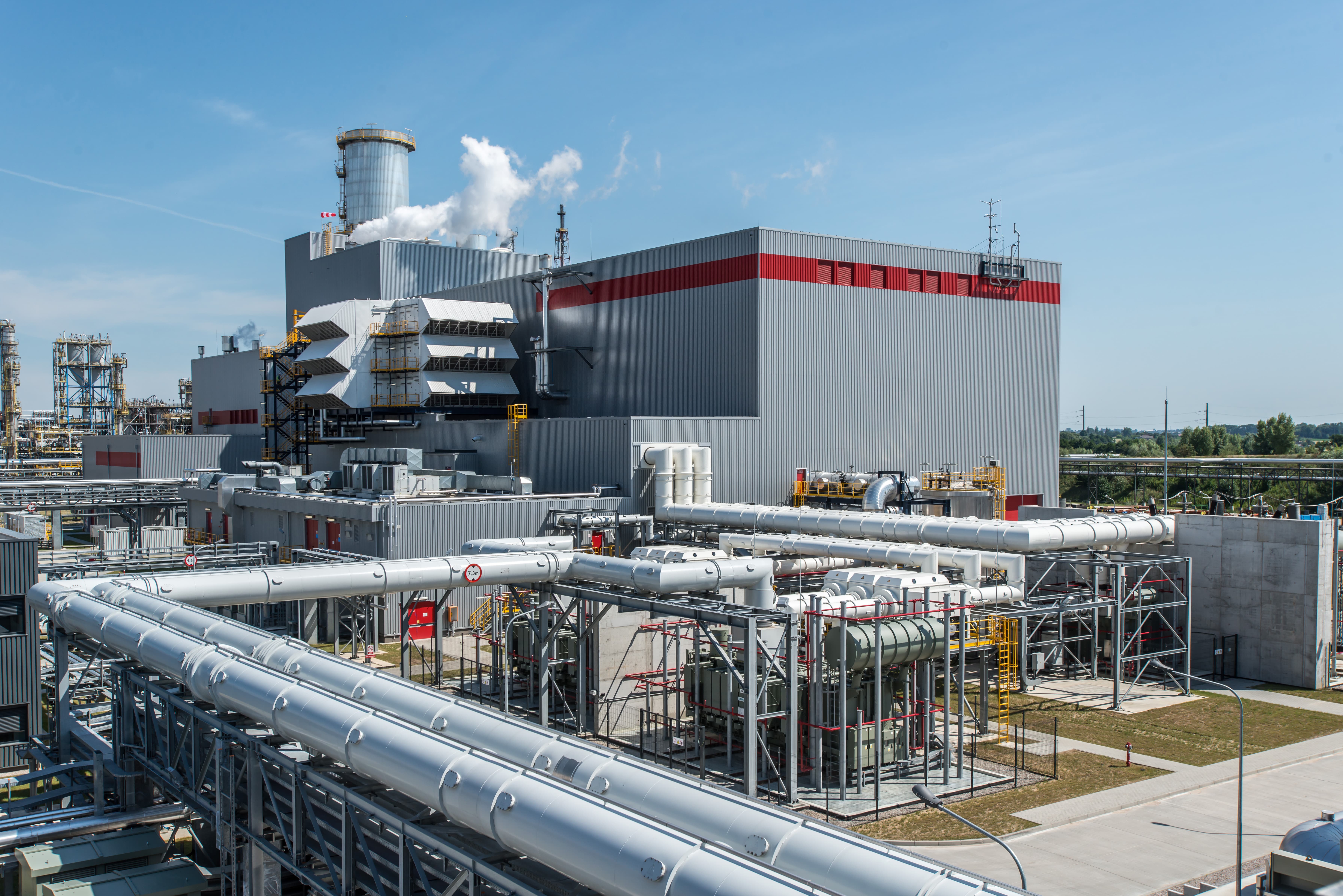 Elektrociepłownia gazowo-parowa w Płocku. Fot. PKN Orlen/Siemens