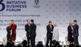 Andrzej Duda i inni przywódcy Trójmorza na szczycie w Bukareszcie. Fot.: Kancelaria Prezydenta