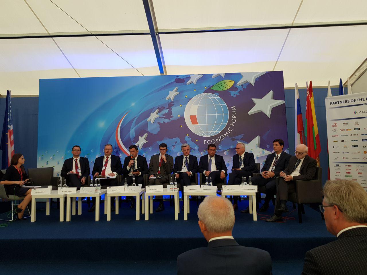 Panel o energetyce z udziałem ministra energii w Krynicy. Fot. BiznesAlert.pl