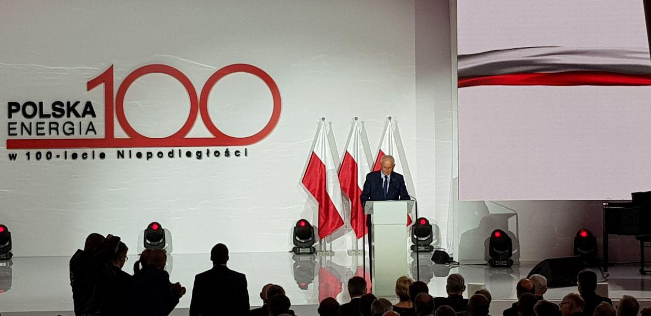 Krzysztof Tchórzewski na uroczystości pt.: "Polska Energia w 100-lecie Niepodległości". Fot. BiznesAlert.pl