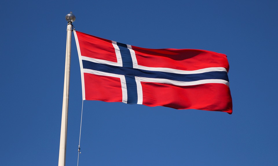 Flaga Norwegii. Źródło: Pixabay