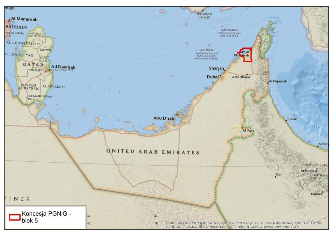 zjednoczone emiraty arabskie gaz ropa