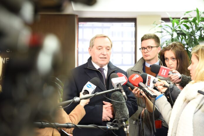 Minister środowiska Henryk Kowalczyk wraz z Prezesem Zarządu NFOŚiGW Kazimierzem Kujdą fot. Ministerstwo Środowiska. Fot. Ministerstwo Środowiska