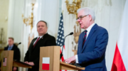 Jacek Czaputowicz i Mike Pompeo. Fot. MSZ