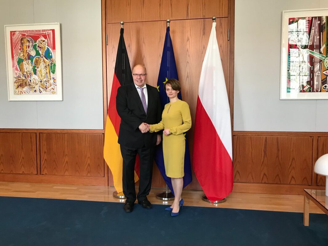 Peter Altmaier i Jadwiga Emilewicz/Fot. Bundesministeriums für Wirtschaft und Energie/Twitter