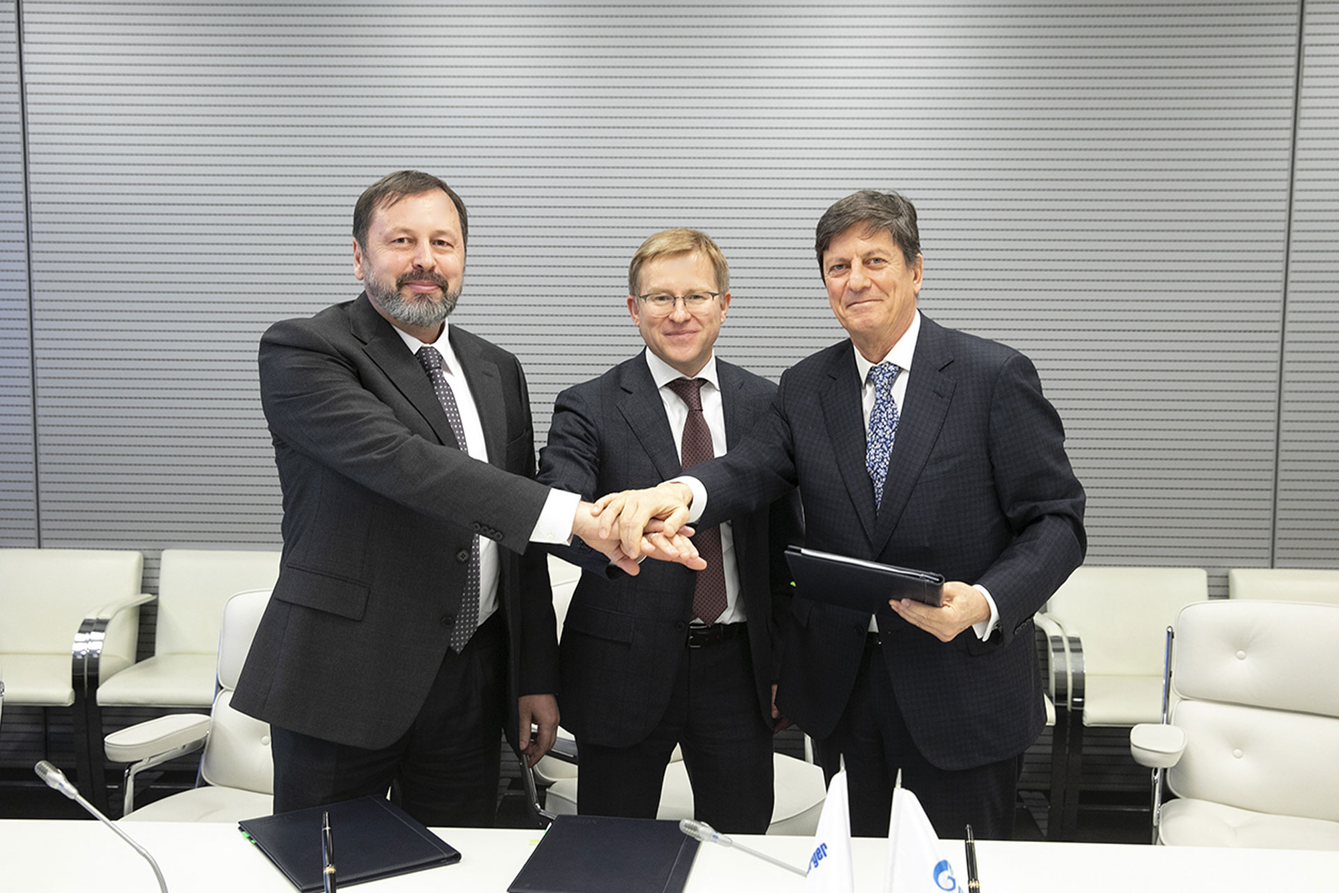Podpisanie umowy Gazprom Nieft-Schlumberger. Fot. Gazprom Nieft